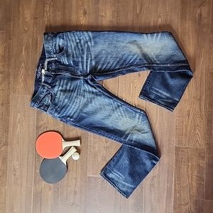 Banana Republic Mens Vintage Straight Distressed Jeans